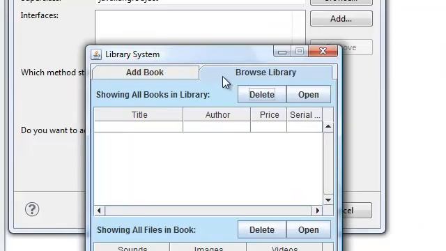Java: Extended Simple Library System With GUI (Part 5) смотреть онлайн