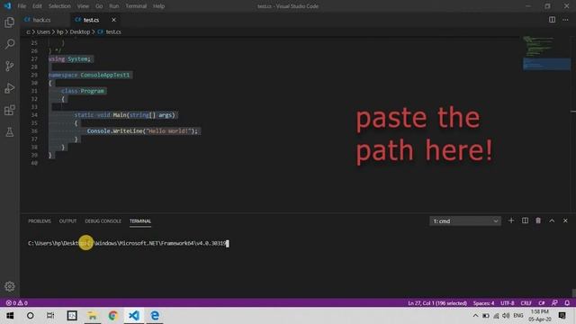 creating .exe file with C# code смотреть онлайн
