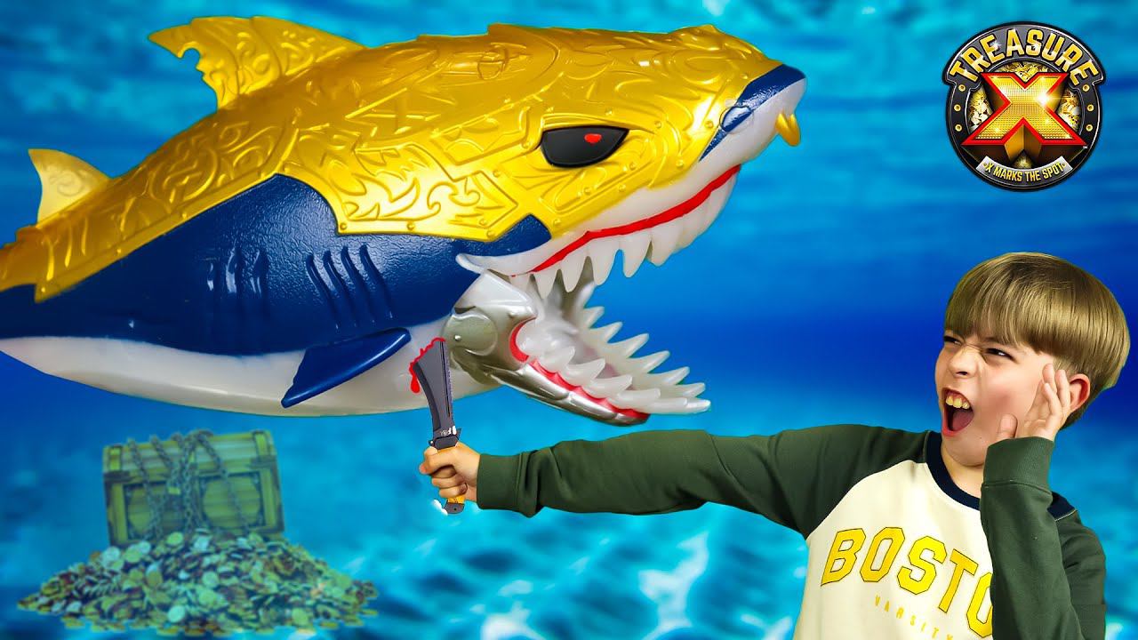 СОКРОВИЩА ИЗ БРЮХА АКУЛЫ! ЧТО ВНУТРИ ОСЬМИНОГА? // Набор Treasure X Акула смотреть онлайн