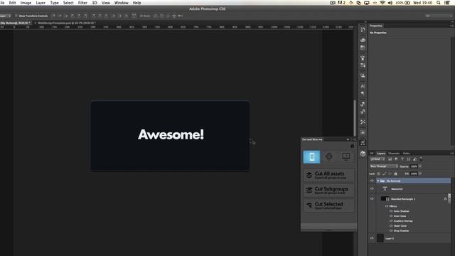 PSD to HTML Plugin - Photoshop CS6 - Cut and Slice Me смотреть онлайн