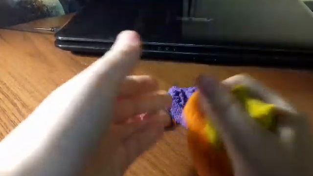 Кинетический песок . Смешиваем разные цвета. смотреть онлайн