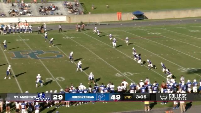NCAAF 2021 Week 01 St. Andrew's vs Presbyterian смотреть онлайн