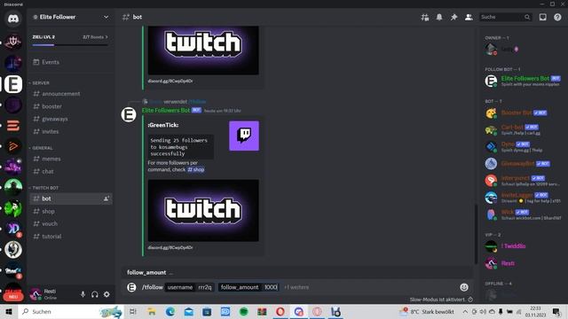 Follow bot 2023 Elite Follower and chat spam bot Working 2023 link in Description (Part1) смотреть онлайн