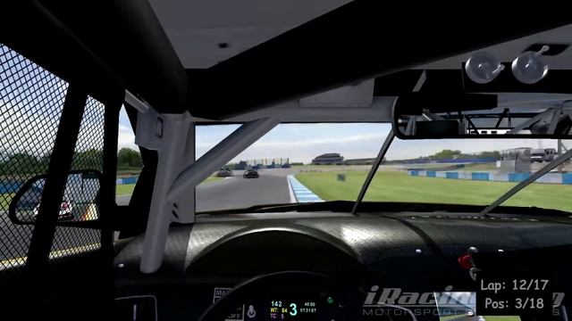 iRacing: Global Challenge @ Donington Park - 3 WIDE !!! (Cadillac CTS VR) смотреть онлайн