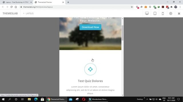 Lapsus : Free Bootstrap 4 HTML5 Personal Website Template смотреть онлайн