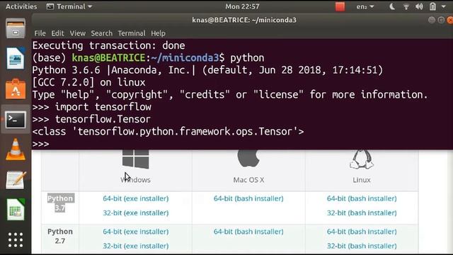 Installing Miniconda / Anaconda on Ubuntu and Windows смотреть онлайн