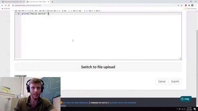 CSCI161 --- Kattis - HelloWorld смотреть онлайн