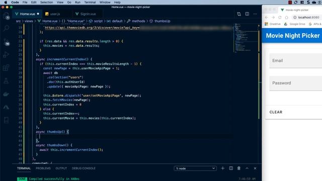 Tinder Style Movie Night Picker With VueJs, Vuetify, and Firebase - Part 4 Movies смотреть онлайн