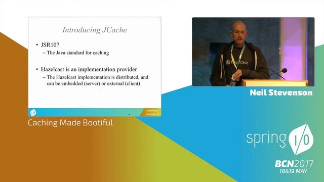 Caching Made Bootiful - Neil Stevenson @ Spring I/O 2017 смотреть онлайн