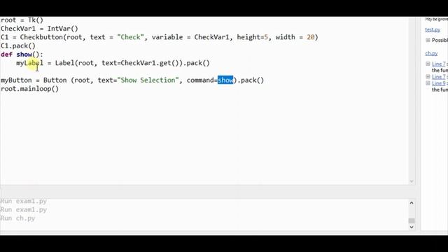 07 Python Tkinter Checkbutton Widget смотреть онлайн