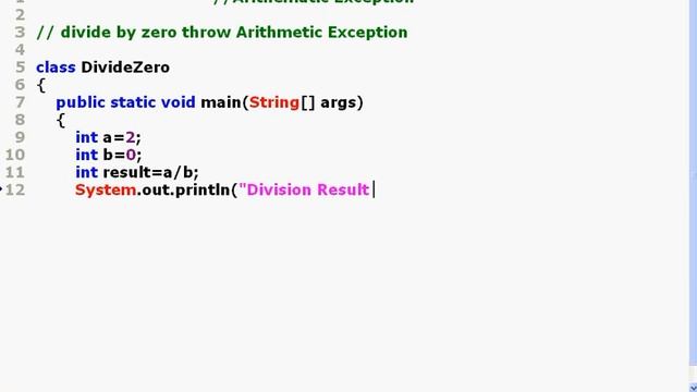 Java Programming -- Part 39 -- Case 1 -- Arithmetic Exception смотреть онлайн