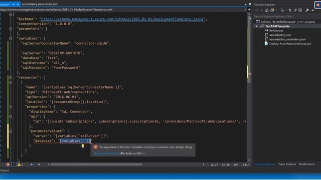 How to provision sql connector to on-prem database using ARM template смотреть онлайн