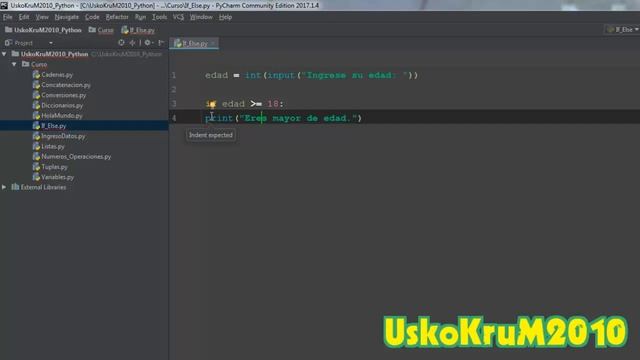 Estructura Condicional IF, ELSE, ELIF en Python | Curso Python 3 ? # 13 смотреть онлайн