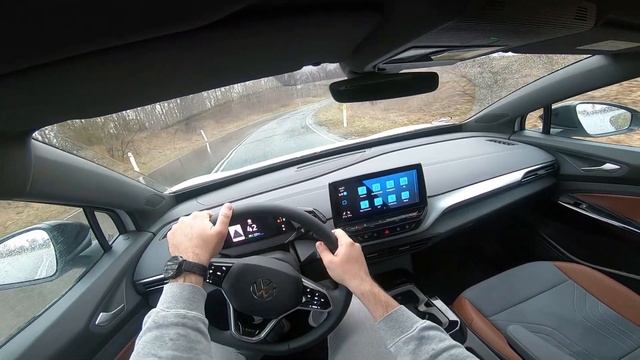 2021 Volkswagen ID.4 1st | POV Test Drive #020 смотреть онлайн