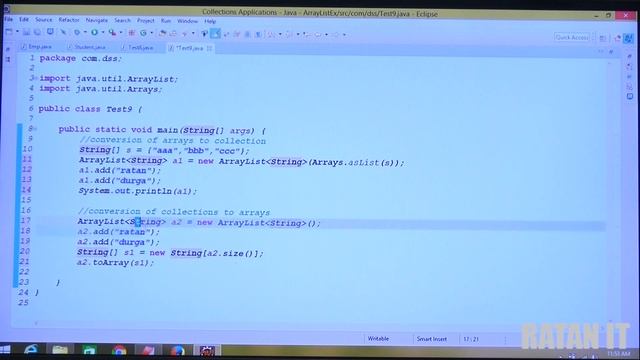 Corejava Tutorial || Collection Framework || video-12 || Conversion Process || BY Ratan Sir смотреть онлайн