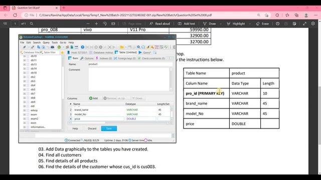 Data Base Task 08 | Write a Search Query Statement | 1st Year | Java Institute смотреть онлайн