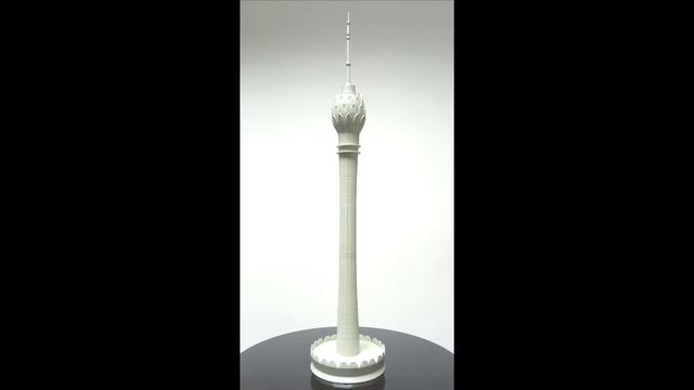 Lotus Tower - 1.5 foot 3D Printed Model смотреть онлайн