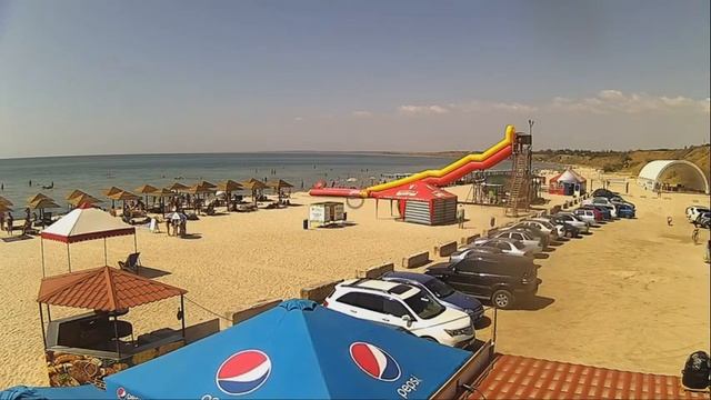 Веб камера Бердянск. Пляж АКЗ