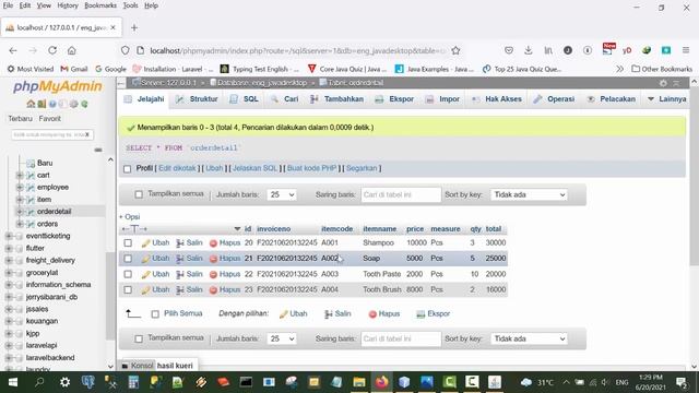 Order Transaction With Java Desktop Part 1 смотреть онлайн