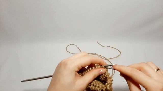 Вязаная мочалка спицами смотреть онлайн