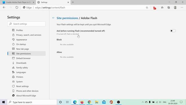 Enable & Disable Adobe Flash Player in Edge, Chrome, Firefox, Edge, Opera browsers смотреть онлайн