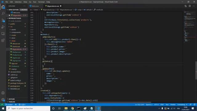45 Project VUEJS And FIREBASE In Arabic | شرح Page Update Product From Firebase смотреть онлайн
