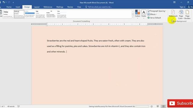 Design tab in word 2016 step by step | Word 2016 | Office 365 tutorial смотреть онлайн