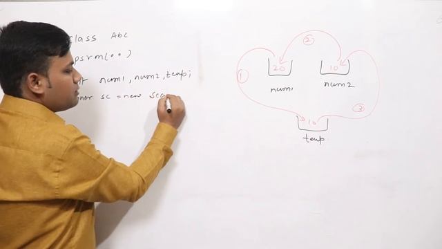 Swapping of two number in java смотреть онлайн