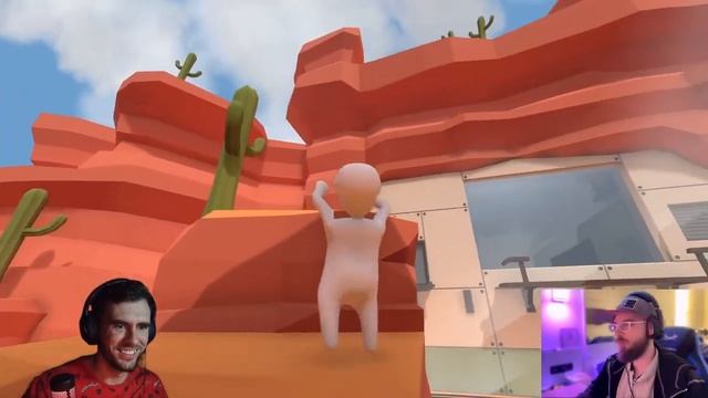 Игробзор. HUMAN: Fall Flat - зырим с гостем смотреть онлайн