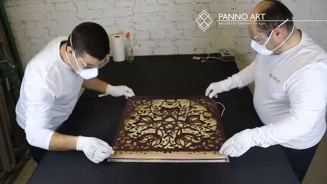 Изготовление Уникального "3D Панно" - коллекция GLASS LAY AL смотреть онлайн