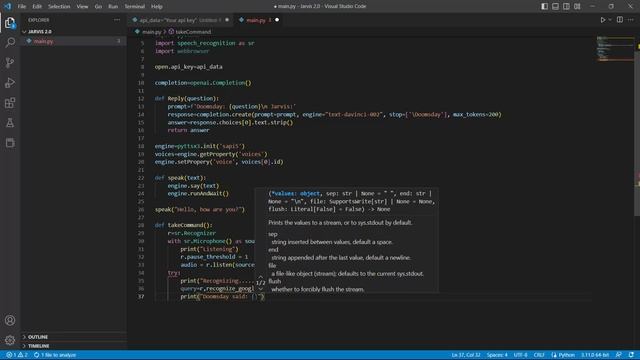 How to make Jarvis in Python смотреть онлайн