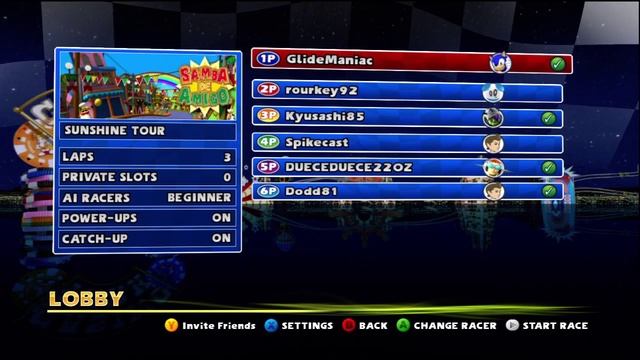 Sonic & SEGA All Stars Racing - Multiplayer Gameplay (HD) смотреть онлайн