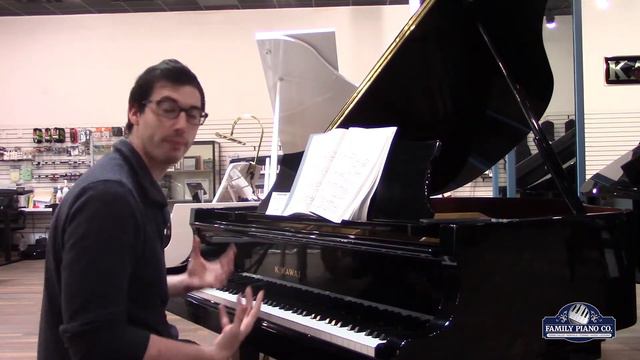 Kawai KG-1E 5'5" Polished Ebony Grand Piano | Piano Demo & Overview | Family Piano Co смотреть онлайн