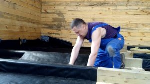 Черновой пол с утеплителем