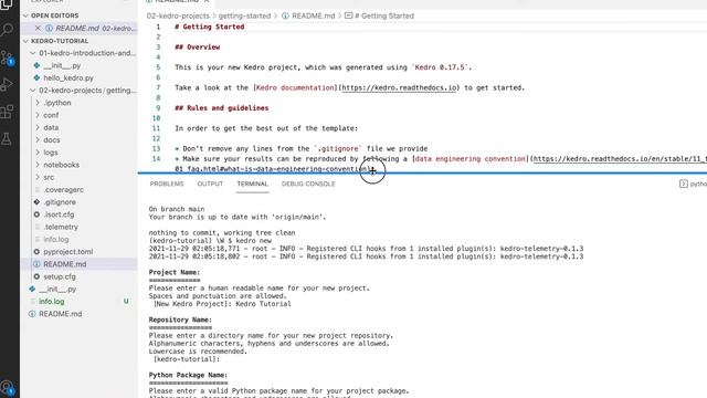 Kedro Spaceflights Tutorial - Introduction and Project Setup смотреть онлайн
