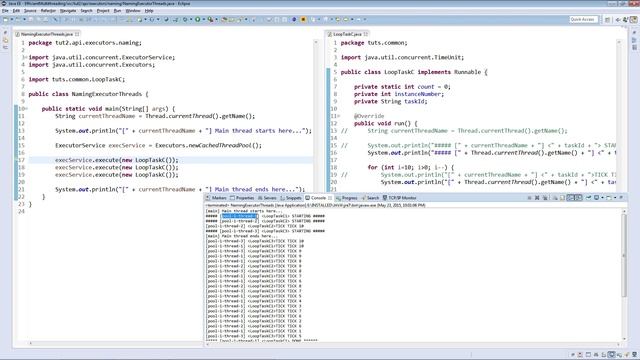 Naming Executor Threads : Efficient Java Multithreading with Executors смотреть онлайн