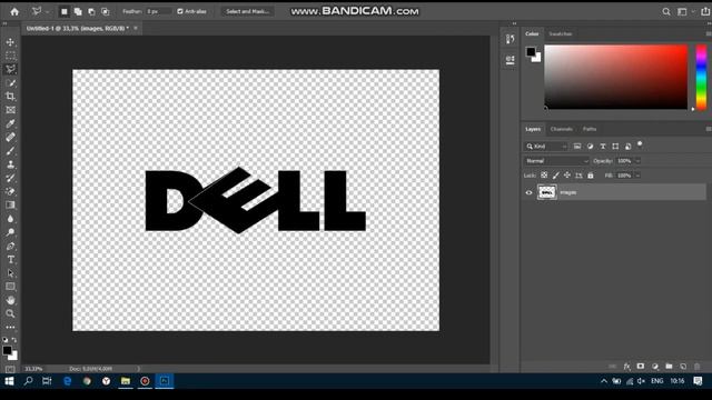 Как из логотипа DELL сделать логотип Evil Corp. на Adobe Photoshop CC смотреть онлайн