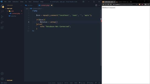 Connecting Database | PHP JSON API # 03 | Urdu & Hindi смотреть онлайн