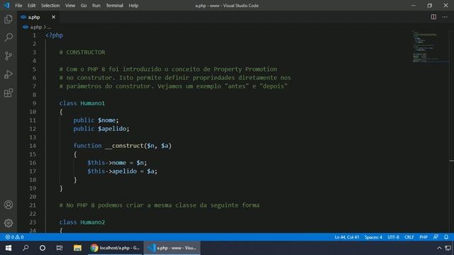 PHP 8 #045 PROPERTY PROMOTION NO PHP 8 смотреть онлайн