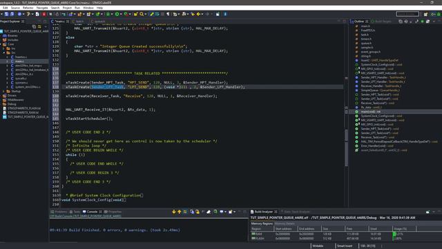 FreeRTOS Tutorial 5 || Simple QUEUE || STM32 || NO CMSIS || CubeIDE смотреть онлайн