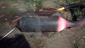 Эффективный способ чистки глушителя Honda Dio или вышла на буст.