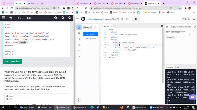 PHP input field and results page смотреть онлайн