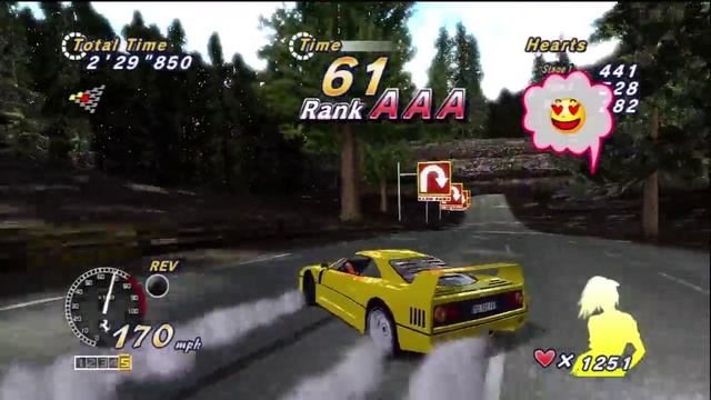 Outrun: Online Arcade - Heart Attack Mode - Goal C (Floral Village) смотреть онлайн