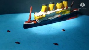 гибель Титаника (анимация из пластилина) перезалив