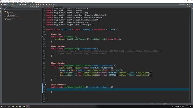 Minecraft Bukkit/Spigot Plugin Tutorial #96: Inventory GUI V2 смотреть онлайн