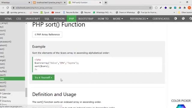 Part 5 PHP Array and String Functions смотреть онлайн