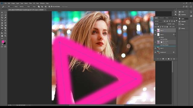 Neon Light Effect Photoshop Tutorial 2022 смотреть онлайн