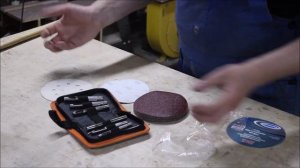 как пробить отверстие в шлифовальном наждачном диске