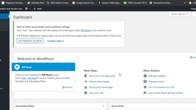How to reset wordpress to default смотреть онлайн