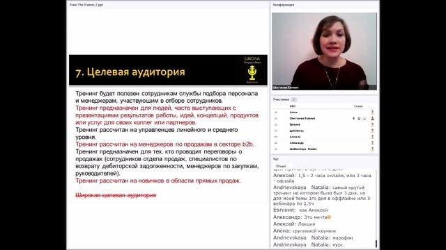 Тренинг для тренеров. Занятие №7 "Составление программы тренинга" смотреть онлайн